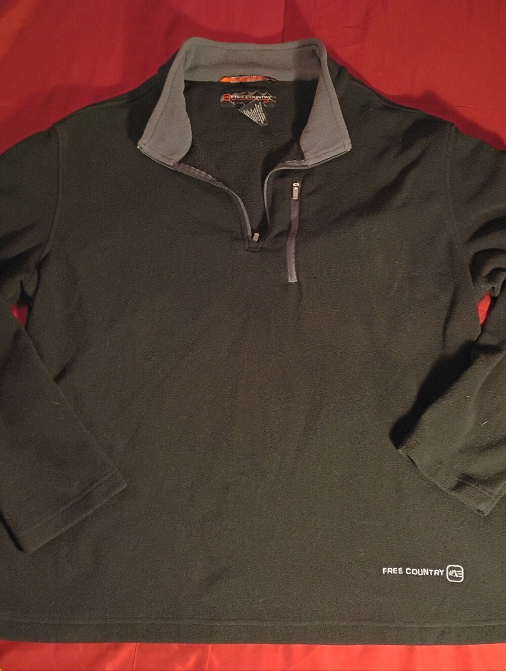 Free Country Men's Black Fleece Jacket
